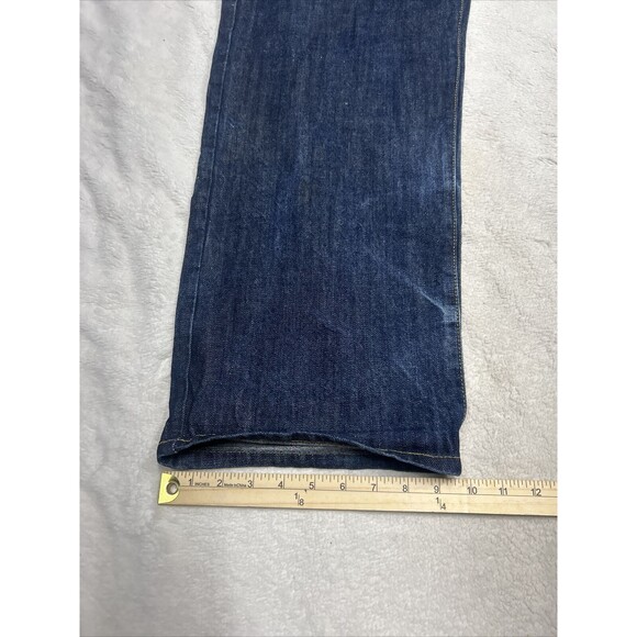 Ecko Unltd Jeans Baggy Fit Men's Size 38x33 Dark Wash Denim Y2K Hip Hop - Picture 7 of 8